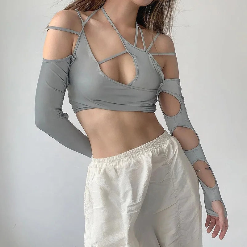 Kasey Strappy Cyber Top