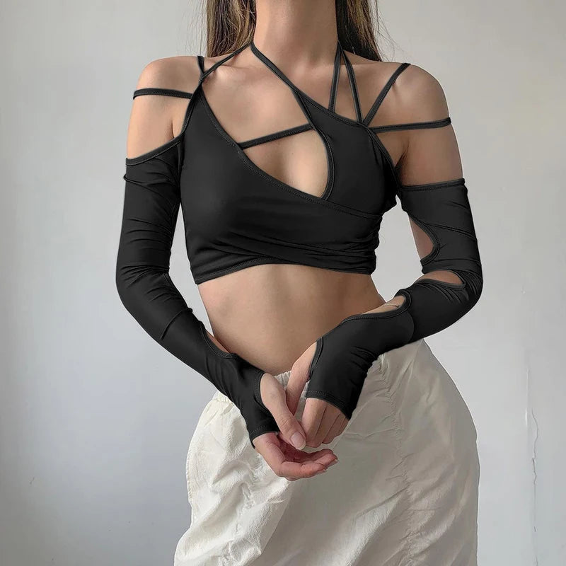 Kasey Strappy Cyber Top