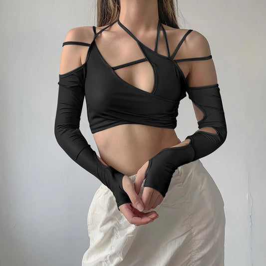 Kasey Strappy Cyber Top