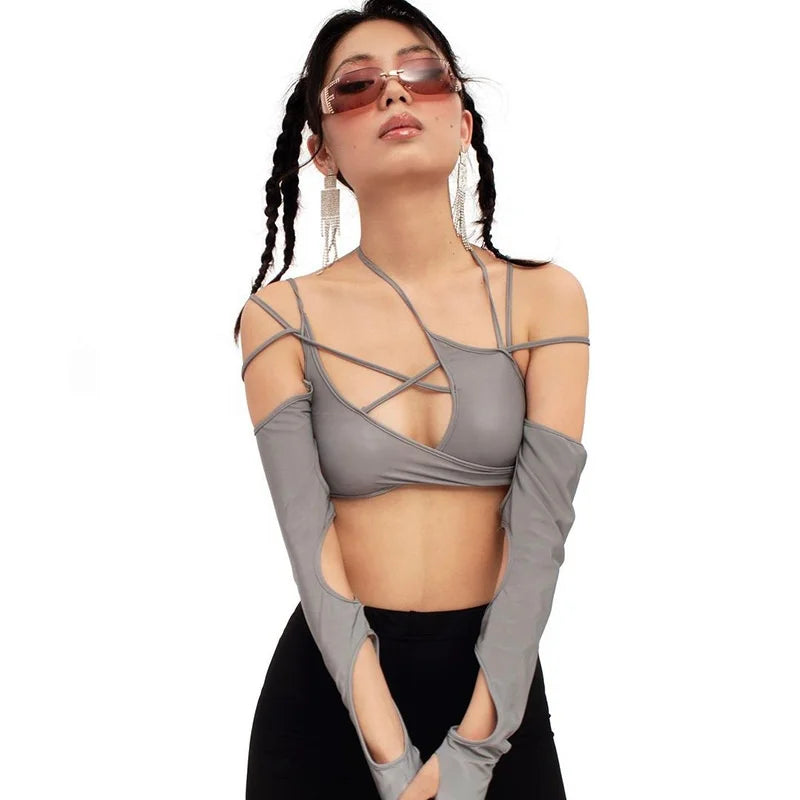 Kasey Strappy Cyber Top