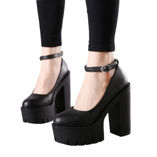 Layla Chunky Pumps