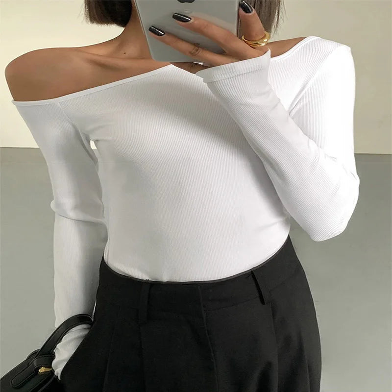 Molli Cutout Cold Shoulder Top