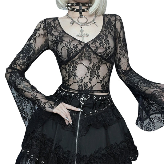 Bridget Floral Lace Top