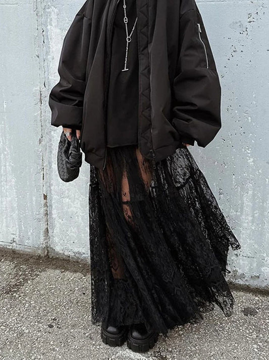 Violet Lace Skirt